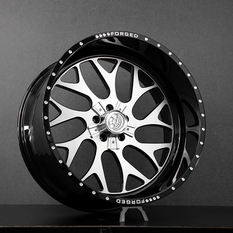 Gloss Black Forged Wheels for Heavy Duty Off-Road